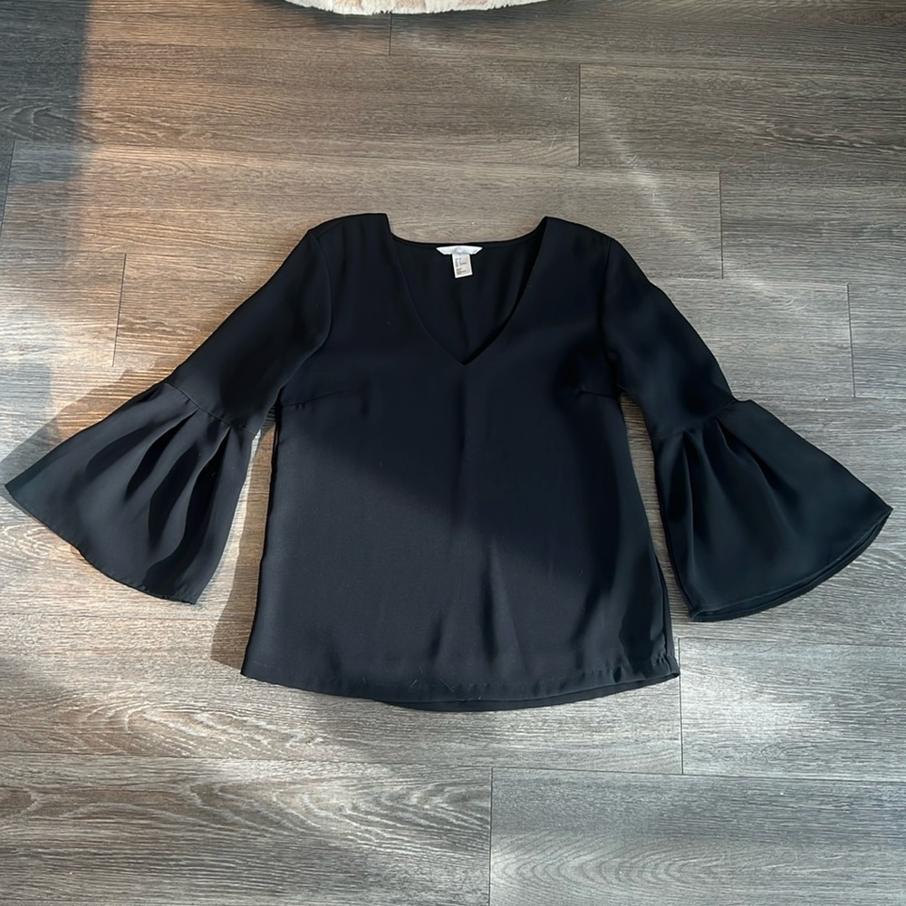 H&M peplum sleeve blouse